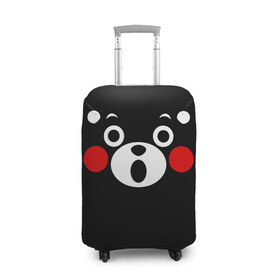 Чехол для чемодана 3D с принтом KUMAMON | КУМАМОН , 86% полиэфир, 14% спандекс | двустороннее нанесение принта, прорези для ручек и колес | bear | japan | japanese | kumamon | kumamoto | аниме | игрушка | кумамон | кумамото сапурайдзу | медведь | мишка | персонаж | талисман | япония