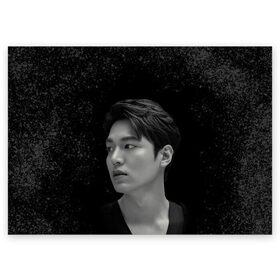 Поздравительная открытка с принтом Ли Мин Хо Lee Min Ho , 100% бумага | плотность бумаги 280 г/м2, матовая, на обратной стороне линовка и место для марки
 | lee min ho | автограф | дорамы | ли мин хо | песни | профиль | роли | фильмы | фото