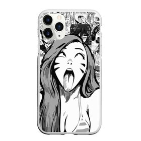 Чехол для iPhone 11 Pro матовый с принтом Belle Delphine Ahegao , Силикон |  | Тематика изображения на принте: ahegao | anime | belle delphine | аниме | ахегао | ахэгао | бель дельфин | девушка | лицо | сенпай | язык