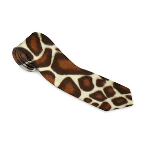 Галстук 3D с принтом Жираф , 100% полиэстер | Длина 148 см; Плотность 150-180 г/м2 | giraffe | животное | жираф | пятна | текстура