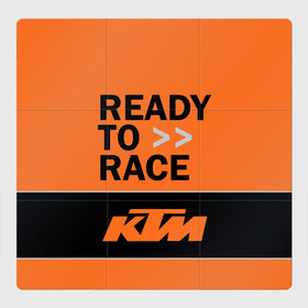 Магнитный плакат 3Х3 с принтом KTM READY TO RACE (Z) , Полимерный материал с магнитным слоем | 9 деталей размером 9*9 см | Тематика изображения на принте: enduro | ktm | moto | moto sport | motocycle | sportmotorcycle | ктм | мото | мото спорт | мотоспорт | спорт мото