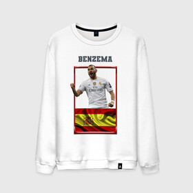 Мужской свитшот хлопок с принтом Карим Бензема (Реал Мадрид) , 100% хлопок |  | Тематика изображения на принте: karim benzema | карим бензема | реал мадрид | флаг испании | футболист | футбольная форма