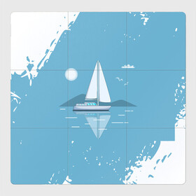 Магнитный плакат 3Х3 с принтом ОДИНОКИЙ ПАРУСНИК | SAILBOAT (Z) , Полимерный материал с магнитным слоем | 9 деталей размером 9*9 см | boat | sailboat | ship | ships | бумага | кораблик | кораблики | корабль | красный парус | лодка | лодочка на белом | мореход | одинокая лодка | оригами | парус | парусник | судно | яхта