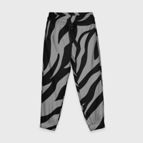 Детские брюки 3D с принтом Камуфляж Зебра , 100% полиэстер | манжеты по низу, эластичный пояс регулируется шнурком, по бокам два кармана без застежек, внутренняя часть кармана из мелкой сетки | camo | zebra | зебра | камуфляж | полосы
