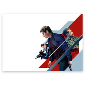 Поздравительная открытка с принтом Mission: Impossible Art , 100% бумага | плотность бумаги 280 г/м2, матовая, на обратной стороне линовка и место для марки
 | актер | миссия невыполнима | фильм