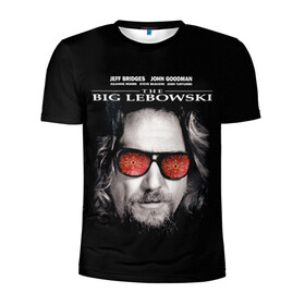 Мужская футболка 3D спортивная с принтом The Big Lebowski , 100% полиэстер с улучшенными характеристиками | приталенный силуэт, круглая горловина, широкие плечи, сужается к линии бедра | dude | jeff bridges | the big lebowski | большой лебовский | джефф бриджес | ковер | красные очки | узор | фильм | чувак