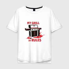 Мужская футболка хлопок Oversize с принтом My Grill My Rules , 100% хлопок | свободный крой, круглый ворот, “спинка” длиннее передней части | barbecue | bbw | cook | fire | flame | food | meat | steak | summer | барбекью | барбекю | газовый гриль | для повара | дымок | коптильня | коптильщик | копчение | лето | мангал | мой гриль мои правила | мясо | на шашлыки | огонь