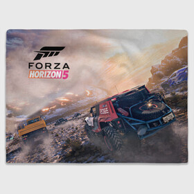 Плед 3D с принтом Forza Horizon 5 Форза , 100% полиэстер | закругленные углы, все края обработаны. Ткань не мнется и не растягивается | auto | avto | car | forza | game | horizon | motorsport | nfs | race | speed | авто | гонки | игра | машина | нфс | скорость | форза | хорайзен