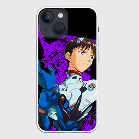 Чехол для iPhone 13 mini с принтом ЕВАНГЕЛИОН ,  |  | Тематика изображения на принте: anime | eva | evangelion | manga | аниме | ева | евангелион | манга