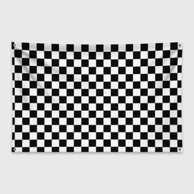 Флаг-баннер с принтом Шахматист , 100% полиэстер | размер 67 х 109 см, плотность ткани — 95 г/м2; по краям флага есть четыре люверса для крепления | chess | игра | король | ладья | математика | пешка | ферзь | чёрно белые | шах и мат | шахматист | шахматная доска | шахматные фигуры | шахматы