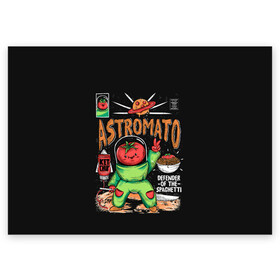 Поздравительная открытка с принтом Astromato , 100% бумага | плотность бумаги 280 г/м2, матовая, на обратной стороне линовка и место для марки
 | Тематика изображения на принте: alive | astronaut | defender | food | galaxy | ketchup | monster | moon | pizza | planet | space | spaghetti | tomato | vegetable | астронавт | галактика | еда | живая | живой | защитник | кетчуп | космос | луна | монстр | овощ | пицца | планета | помидор