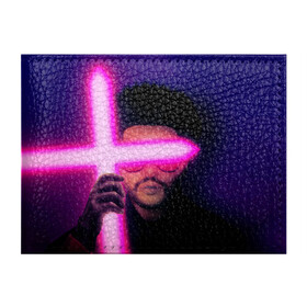 Обложка для студенческого билета с принтом The Weeknd - Blinding Lights , натуральная кожа | Размер: 11*8 см; Печать на всей внешней стороне | Тематика изображения на принте: blinding lights | music | pop | star boy | the weekend | the weeknd | музыка | уикенд