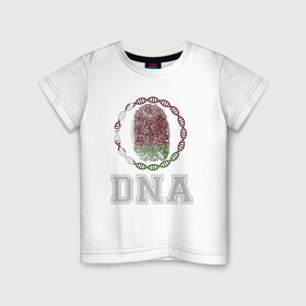 Детская футболка хлопок с принтом Беларусь в ДНК , 100% хлопок | круглый вырез горловины, полуприлегающий силуэт, длина до линии бедер | belarus | ussr | беларусь | белорус | белоруссия | днк | лукашенко | минск | ссср | страна | турист | флаг