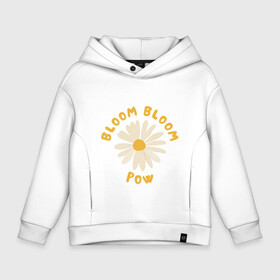 Детское худи Oversize хлопок с принтом THE BOYZ Bloom Bloom Pow Cute  , френч-терри — 70% хлопок, 30% полиэстер. Мягкий теплый начес внутри —100% хлопок | боковые карманы, эластичные манжеты и нижняя кромка, капюшон на магнитной кнопке | Тематика изображения на принте: 3racha | bts | bts idol | drake | exid hot pink | ikon | kpop | sleepy baby wolf | stay gold | the boyz bloom bloom pow cute retro lyrics | кейпоп | корейская музыка | корея | кпоп | поп