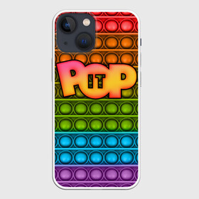 Чехол для iPhone 13 mini с принтом POP it ПУПЫРКА ,  |  | pop it | антистресс | игрушка | поп ит | пузырчатая плёнка | пупырка