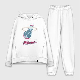Женский костюм хлопок Oversize с принтом Miami Heat ,  |  | basketball | miami heat | mvp | nba | sport | streetball | баскетбол | батлер | игра | майами хит | мяч | нба | спорт | стритбол | тренер | чемпион