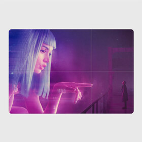 Магнитный плакат 3Х2 с принтом Blade Runner знаменитый кадр , Полимерный материал с магнитным слоем | 6 деталей размером 9*9 см | blade runner 2049 | cyberpunk | future | hologram | neon | ryan gosling | бегущий по лезвию 2049 | будущее | голограмма | киберпанк | неон | райан гослинг | фильмы