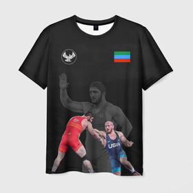 Мужская футболка 3D с принтом Dagestan wrestling team , 100% полиэфир | прямой крой, круглый вырез горловины, длина до линии бедер | abdulrashid | dagestan | freestyle | sadulaev | team | wrestling | абдулрашид | борьба | вольная | дагестан | кавказ | республика | садулаев | сборная | федерация | хасавюрт