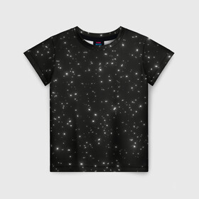 Детская футболка 3D с принтом Звезды , 100% гипоаллергенный полиэфир | прямой крой, круглый вырез горловины, длина до линии бедер, чуть спущенное плечо, ткань немного тянется | astronomy | flicker | shine | sky | space | star | starry sky | stars | астрономия | звезда | звездное небо | звездочка | звездочки | звезды | космос | мерцание | мерцающая звезда | мерцающие звезды | небо | сияние