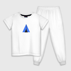 Детская пижама хлопок с принтом Ctlos , 100% хлопок |  брюки и футболка прямого кроя, без карманов, на брюках мягкая резинка на поясе и по низу штанин
 | arch | archlinux | ctlos | linux | линукс | логотип