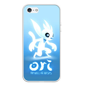 Чехол для iPhone 5/5S матовый с принтом Ori and the Will of the Wisps , Силикон | Область печати: задняя сторона чехла, без боковых панелей | adventure | computer game | ori | ori and the will of the wisps | runs | spirit of the forest | бежит | дух леса | компьютерная игра | ори | ори и блуждающие огоньки | приключения