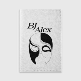 Обложка для паспорта матовая кожа с принтом Маска BJ Alex , натуральная матовая кожа | размер 19,3 х 13,7 см; прозрачные пластиковые крепления | Тематика изображения на принте: alex | bj | bj alex | алекс | ан джи вон | аниме | дживон | маска | сенен ай | стример