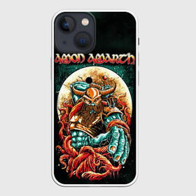Чехол для iPhone 13 mini с принтом Amon Amarth ,  |  | amon amarth | metal | викинг метал | группы | дэт метал | метал | музыка | рок