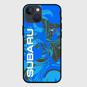 Чехол для iPhone 13 mini с принтом SUBARU BLUE | СУБАРУ СПОРТ (Z) ,  |  | 2021 | auto | forester | grange | impreza | outback | sport | sti | subaru | tribeca | wrx | авто | автомобиль | автомобильные | аутбек | бренд | врх | гранж | импреза | марка | машины | оутбек | синий | спорт | сти | субару | трибека | форестер