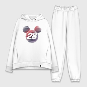 Женский костюм хлопок Oversize с принтом Logo Mickey 28 ,  |  | disney | mickey | mickey mouse | minnie | mouse | shtatdis | walt disney | дисней | микки маус | минни маус | мультфильм | мышка | уолт дисней