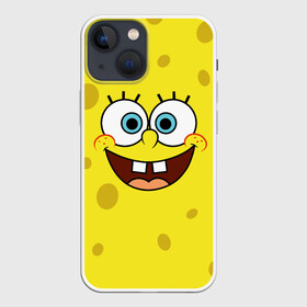 Чехол для iPhone 13 mini с принтом Губка Боб   SpongeBob ,  |  | Тематика изображения на принте: sponge bob | spongebob | губка боб | квадратные штаны | сквэр пэнтс | спанч боб
