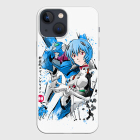 Чехол для iPhone 13 mini с принтом Евангелион   Ева 00 ,  |  | Тематика изображения на принте: anime | eva 00 | neon genesis evangelion | nerv | rei | ева 00 | евангелион | мангa | меха | рей | робот | синдзи икарианиме