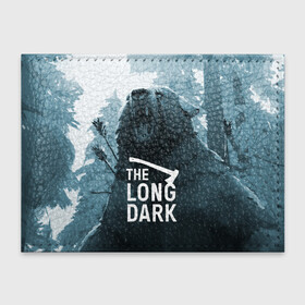 Обложка для студенческого билета с принтом The Long Dark (медведь) , натуральная кожа | Размер: 11*8 см; Печать на всей внешней стороне | Тематика изображения на принте: the long dark | выживание | выживший | долгая тьма | зима | игры | лес | медведь | топор