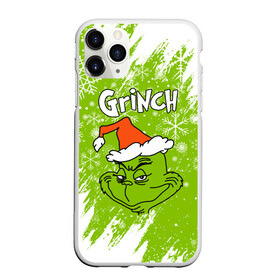 Чехол для iPhone 11 Pro матовый с принтом Grinch Green. , Силикон |  | 2022 | grinch | happy new year | merry christmas | год тигра | гринч | зима близко | нг | новогодний | новый год | новый год 2022 | рождество | снег | снежинки