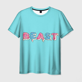 Мужская футболка 3D с принтом Mr Beast Donut , 100% полиэфир | прямой крой, круглый вырез горловины, длина до линии бедер | mr beast | mrbeast | youtube | арты | блогеры | мистер бист | прикольные надписи | ютуберы