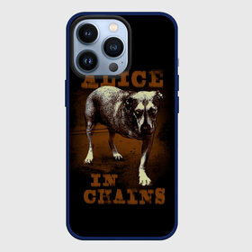Чехол для iPhone 13 Pro с принтом Alice in chains Dog ,  |  | Тематика изображения на принте: alice in chains | alternative | metall | music | rock | алиса в цепях | альтернатива | металл | музыка | рок | элис ин чейнс