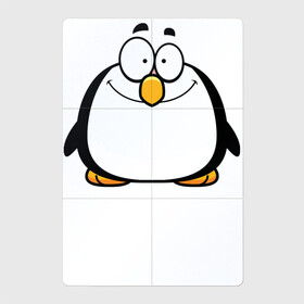 Магнитный плакат 2Х3 с принтом Глазастый пингвин , Полимерный материал с магнитным слоем | 6 деталей размером 9*9 см | Тематика изображения на принте: арктика | девушкам | детский | детям | для детей | зима | крылья | лёд | мороз | пингвин | природа | птица | холод