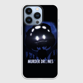 Чехол для iPhone 13 Pro с принтом MURDER DRONES   ДРОНЫ УБИЙЦЫ   Serial Designation V ,  |  | Тематика изображения на принте: liam vickers | murder drones | murder drones pilot | murder drones v | pilot | мультфильм