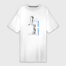 Платье-футболка хлопок с принтом Киберпанк Рил ,  |  | Тематика изображения на принте: ergo proxy | rel mayer | ril | ерго прокси | маер | рил | рил майер | рил мэйер | эрго прокси