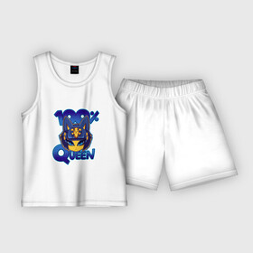 Детская пижама с шортами хлопок с принтом Ankha Animal Crossing ,  |  | animal crossing | ankha | cat | анка | клеопатра | кошка | кошки