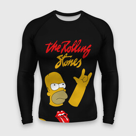 Мужской рашгард 3D с принтом Rolling Stones Гомер Симпсон рокер ,  |  | gomer | heavy metal | homer | metal | rock | rolling | rolling stones | simpson | simpsons | stones | trash metal | гомер | губы | квартет | метал | рок | рок группа | рок группы | рокер | роллинг стоунз | симпсон | симпсоны | трэш метал | хеви метал