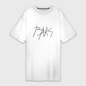 Платье-футболка хлопок с принтом BARS ,  |  | bars | barsnice | hip hop | misic | rap