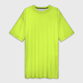Платье-футболка 3D с принтом Зеленый неон из фильма Барби ,  |  | Тематика изображения на принте: зеленый неоновый | неон зеленый | неоновый цвет | фильм барби | яркий зеленый