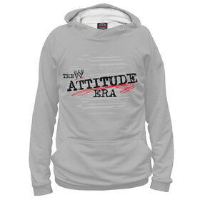 Худи 3D для мальчика с принтом WWF Attitude Era , Сандвич,  плотность180 гр/кв. м.; Состав: 100% полиэстер | Ткань сандвич - ткань, специально разработанная для сублимационной печати. Снаружи это 100% полиэстеровый трикотаж, изнутри - 100% нежный хлопок.  Ткань мягкая, эластичная, хорошо держит форму. Ткань не мнется, гигиеничная, хорошо пропускает воздух, легко впитывает влагу, легко стирается и  быстро сохнет.  | 