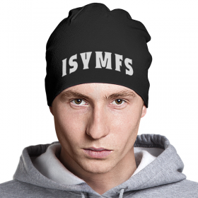 beanie с принтом ISYMFS ,  |  | 