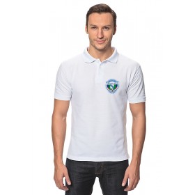 classic_polo_shirt с принтом ФК Авангард Курск ,  |  | Тематика изображения на принте: 