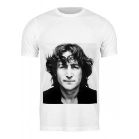 Мужская футболка с принтом Джон Леннон ,  |  | 