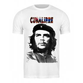 Мужская футболка с принтом Cuba libre, Hasta La. Victoria Siempre ,  |  | Тематика изображения на принте: 