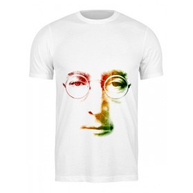 Мужская футболка с принтом Джон Леннон ,  |  | 