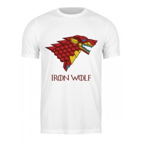 Мужская футболка с принтом Iron Wolf (Stark x Iron Man) ,  |  | 