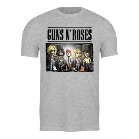 Мужская футболка с принтом Guns N Roses ,  |  | Тематика изображения на принте: 